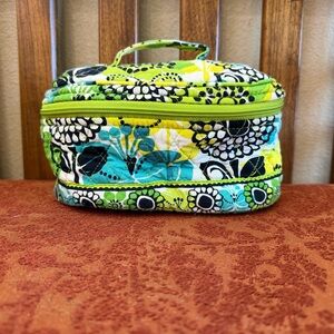 Vera Bradley Green and Blue Floral Quilted Bag